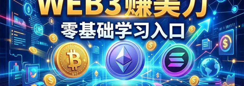 零基础赚美刀,web3学习入口